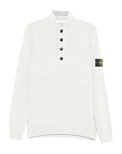 Поло из шерстяной смеси, нейтральный Stone island