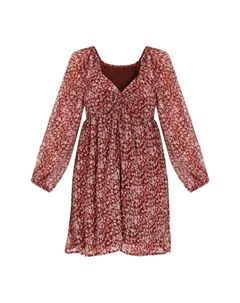 Платье до колена, красный Mymo