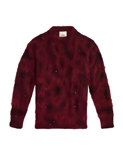 Свитер Mickaella, украшенный пайетками, красный Isabel marant