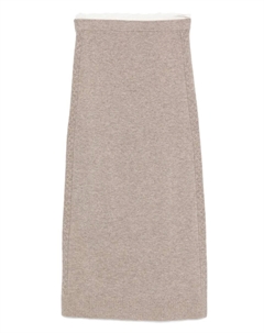 Трикотажная юбка, нейтральный Sandro