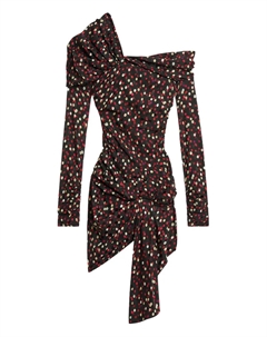 Платье мини Elara в горох, черный Isabel marant