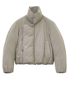 Укороченный пуховик, зеленый Lemaire