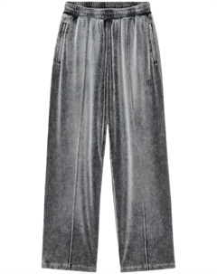 Спортивные брюки с тисненым логотипом, серый Alexander wang