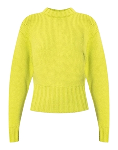 Джемпер с круглым вырезом, желтый Alexander mcqueen