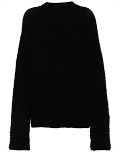 Свитер с круглым вырезом, черный Uma wang