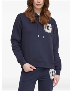 Худи с логотипом, синий Gant