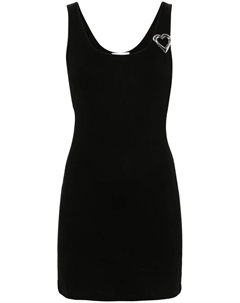 Платье мини с брошью, черный Blumarine