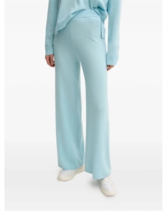 Расклешенные брюки с вышитым логотипом, синий Liu jo