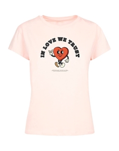 Футболка In Love We Trust Valentinstag Streetwear, Light pink F4nt4stic
