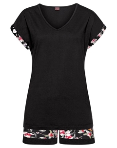 Короткий пижамный комплект, Black S.oliver