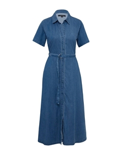 Платье-рубашка, Blue denim Comma,