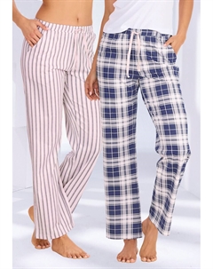 Пижамные брюки, marine blue/Rose Vivance
