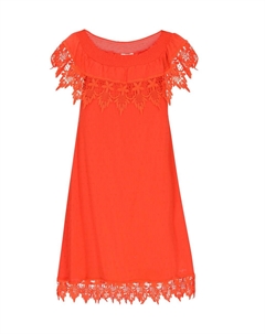 Мини платье Boho, Orange Izia