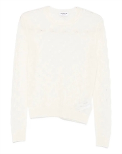 Свитер рыхлой вязки, белый Dondup