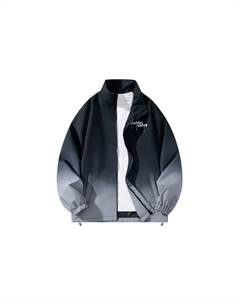 Куртка унисекс, Белый пепельный градиент (свободные длинные рукава) Bobby abley