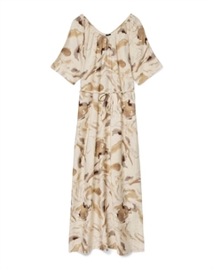 Макси платье VMCILLE CHRISTA, Beige Vero moda