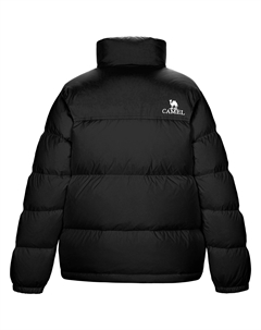 Пуховик унисекс, Белый черный Camel