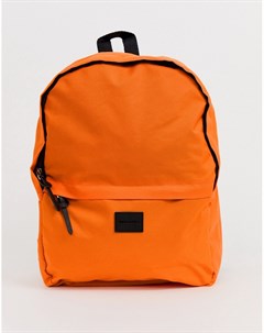 Неоново оранжевый рюкзак Asos design