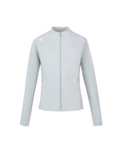 Женская спортивная куртка из трикотажной ткани коллекции TRAINING,, LB-LIGHT BLUE Descente