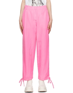 Розовые брюки на кулиске Msgm