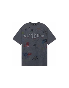 Футболка унисекс серая We11done