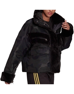 Пуховик женский черный Adidas originals