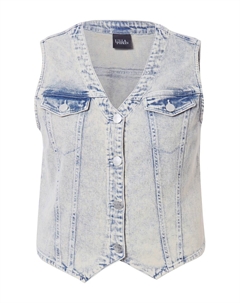 Жилет, Blue denim/mottled blue Ulla popken