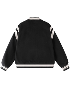 Бейсбольная куртка унисекс, Черный Coca-cola