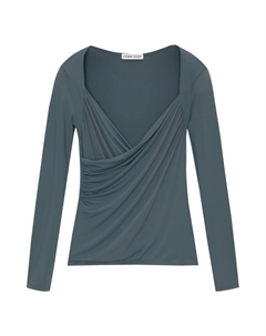 Лонгслив , Cyan blue Pull & bear