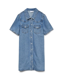 Платье-рубашка AUSTIN, Blue denim Vero moda