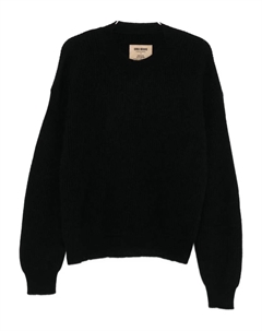 Свитер с круглым вырезом, черный Uma wang