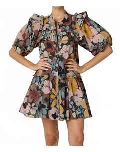 Мини-платье Tatiana в цвете лесных фиалок, фиолетовый Cleobella