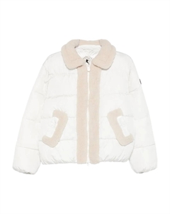 Куртка из искусственного овечьего меха медового цвета, белый Save the duck