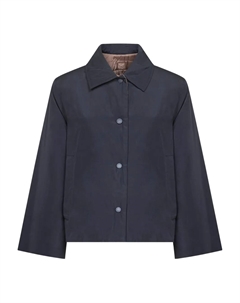 Стеганое пальто с нашивкой-логотипом, синий Weekend max mara