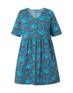 Мини платье, Turquoise/Dark blue Ulla popken