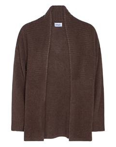 Кардиган без застежки, коричневый Not shy
