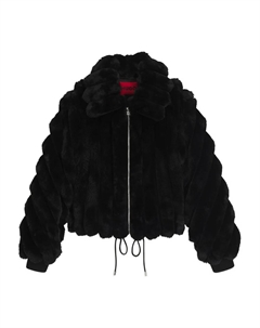 Куртка из искусственного меха на молнии, черный Hugo