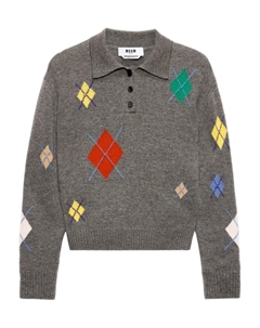 Рубашка поло, серый Msgm