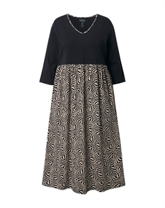 Макси платье, Black Ulla popken