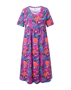 Миди платье, Mixed colors Ulla popken