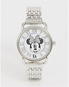 Серебристые женские наручные часы minnie mouse Disney