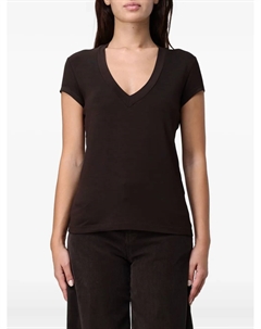 Топ с V-образным вырезом, коричневый Dondup