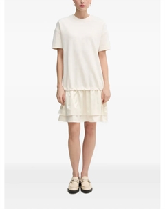 Многослойное платье миди с короткими рукавами, белый Joop