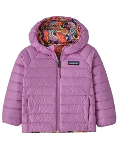 Двусторонний пуховый свитер с капюшоном - для малышей, River River: Potters Red Patagonia