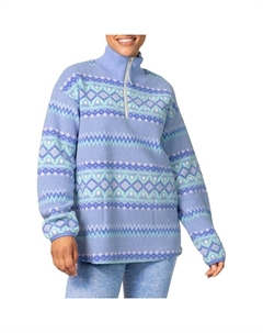 Флисовая кофта Ruthie среднего слоя с застежкой-молнией на половину длины - женская, Iris Blue Kari traa