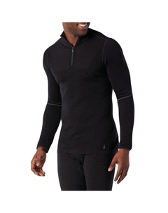 Термобелье Intraknit Thermal Max из мериносовой шерсти с застежкой-молнией 1/4 - мужское, Black Smartwool