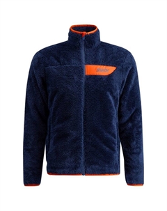 Флисовая кофта с бесконечным ворсом, на молнии, темно-синего цвета - s Swix