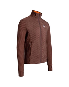 Флисовая кофта с застежкой-молнией, комфортная, цвет капучино - s Bjorn daehlie