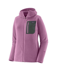 Толстовка R1 air с застежкой-молнией на всю длину - женская, Brisk Purple Patagonia