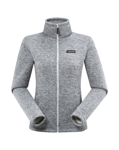 Флисовая кофта с застежкой-молнией цвета серый меланж - s Lafuma
